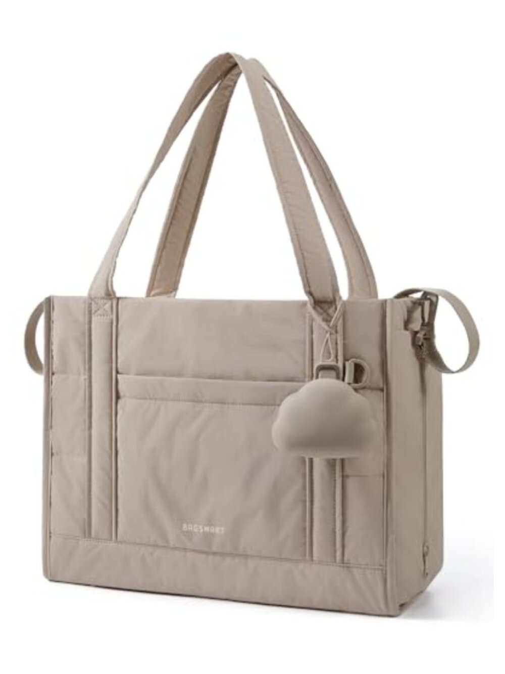 Puffer Diaper Bag Tote Lightweight Waterproof Crossbody with Changing Pad